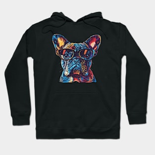 Frenchie Fashionista: Specs Appeal on Four Legs! Hoodie